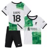 Officiële Voetbalshirt + Korte Broek Liverpool Gakpo 18 Uit 2023-24 - Kids